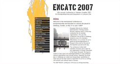 Desktop Screenshot of encatc.natverkstan.net