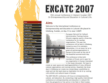 Tablet Screenshot of encatc.natverkstan.net